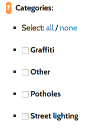 You can allocate categories to individual users by checking the relevant category boxes