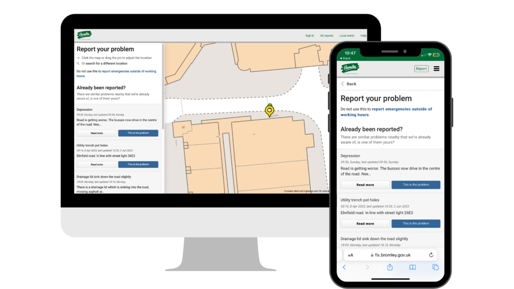 Potential duplicates are actively suggested